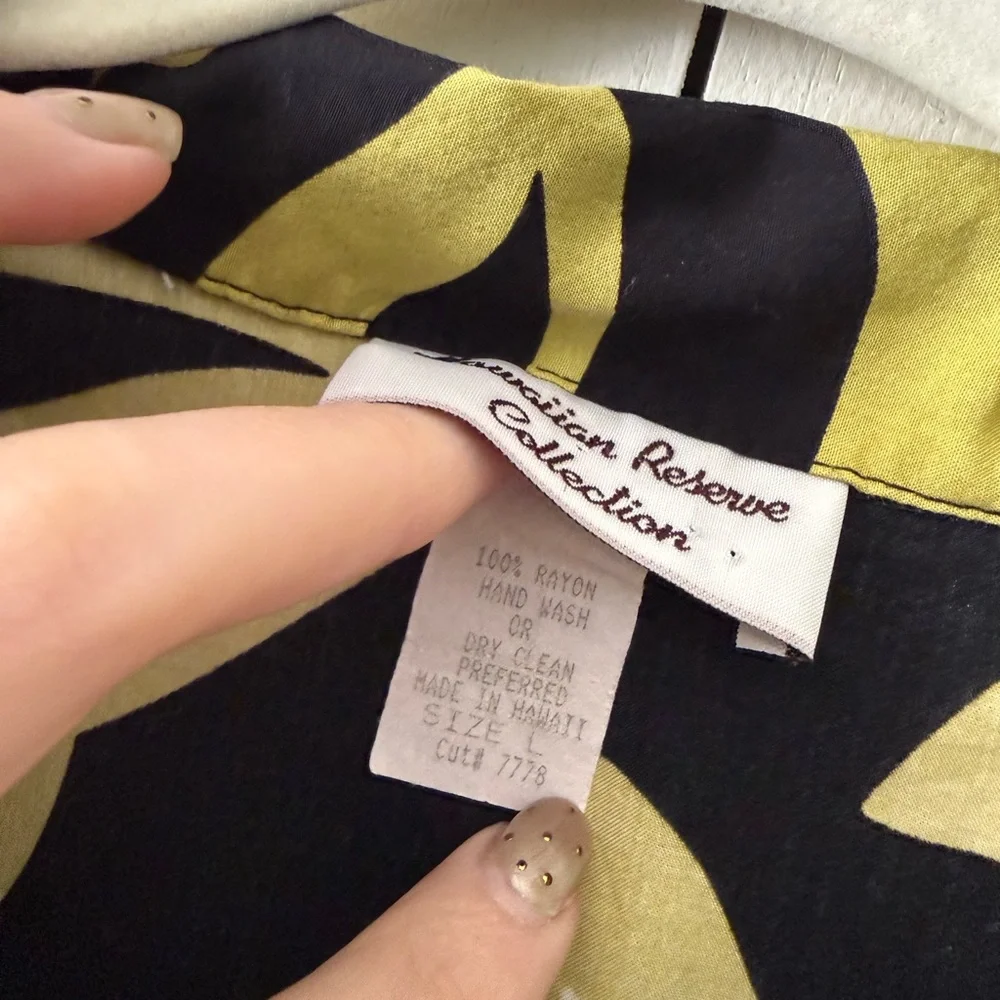 Vintage Hawaiian Reserve Collection Sleeveless Tropical Tank Made in Hawaii L - Picture 3 of 7